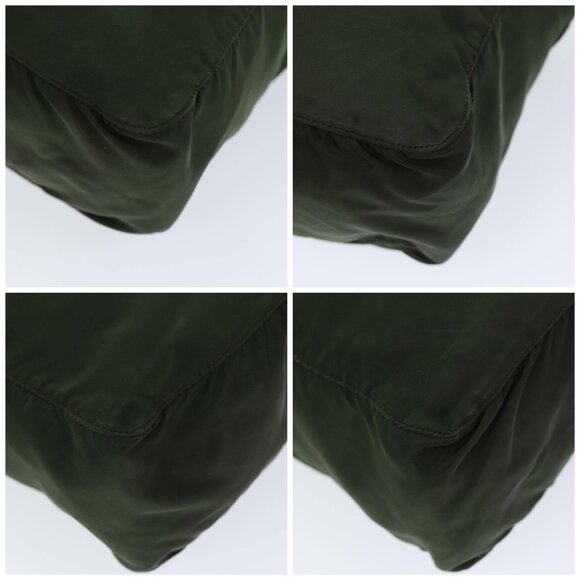 PRADA Hand Bag Nylon Khaki Auth ac2986 - Picture 16 of 16